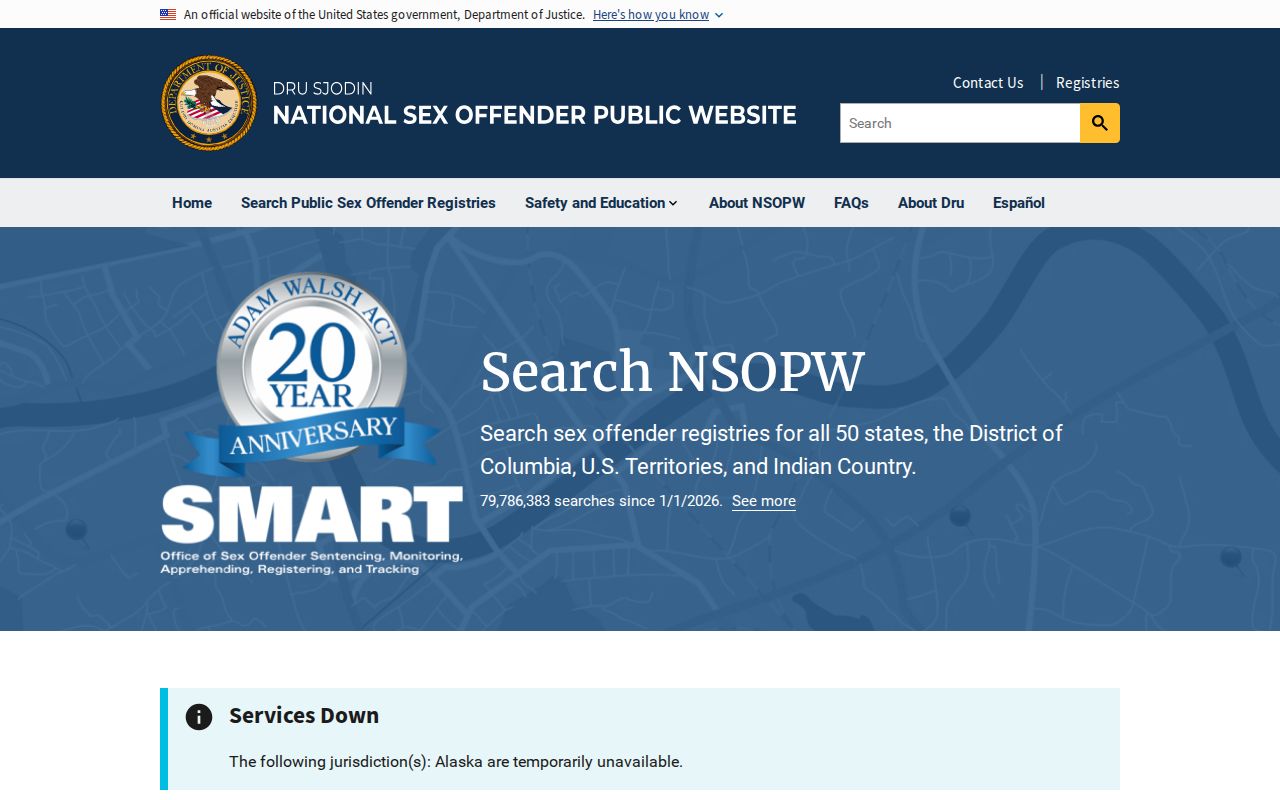 Pitkin County sex offender check through NSOPW