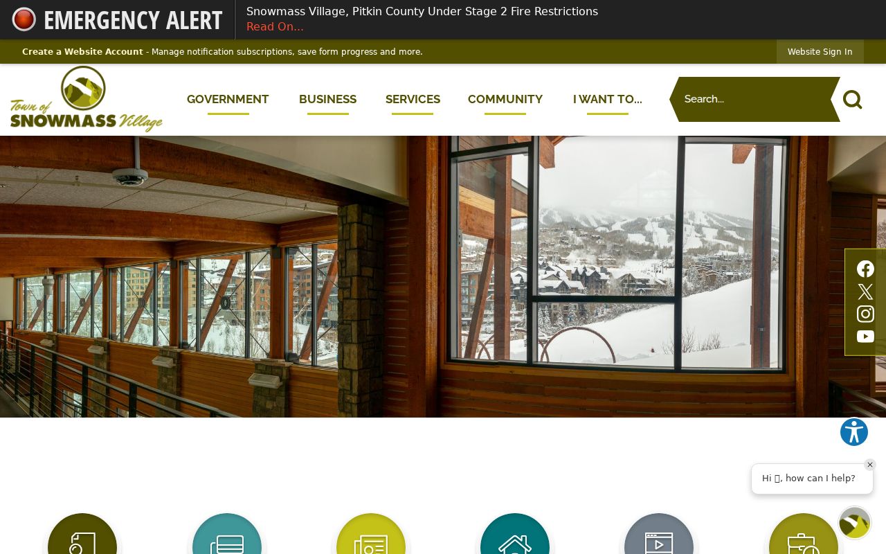 Pitkin County Snowmass Village criminal history town hall